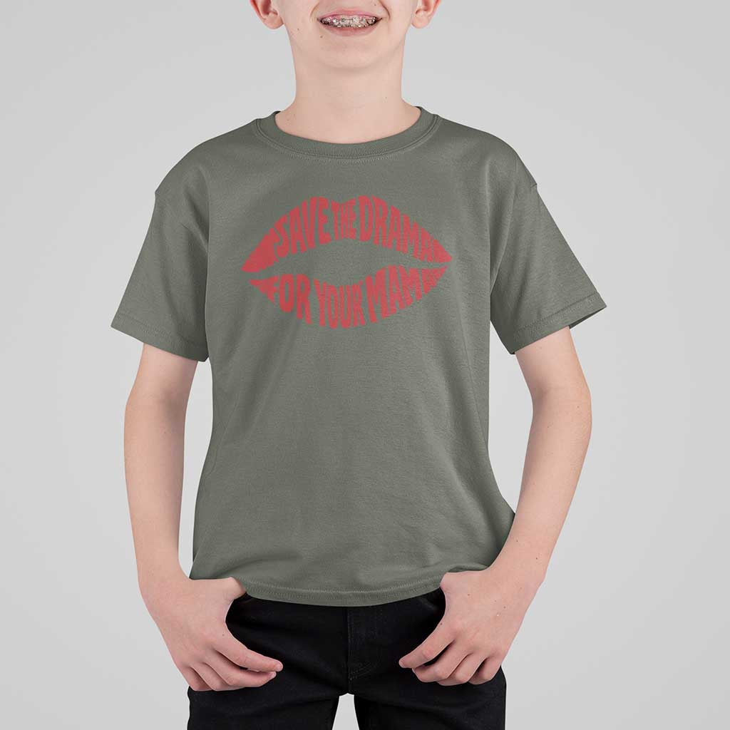 Save The Drama For Your Mama T Shirt For Kid Retro 90s Sitcom
