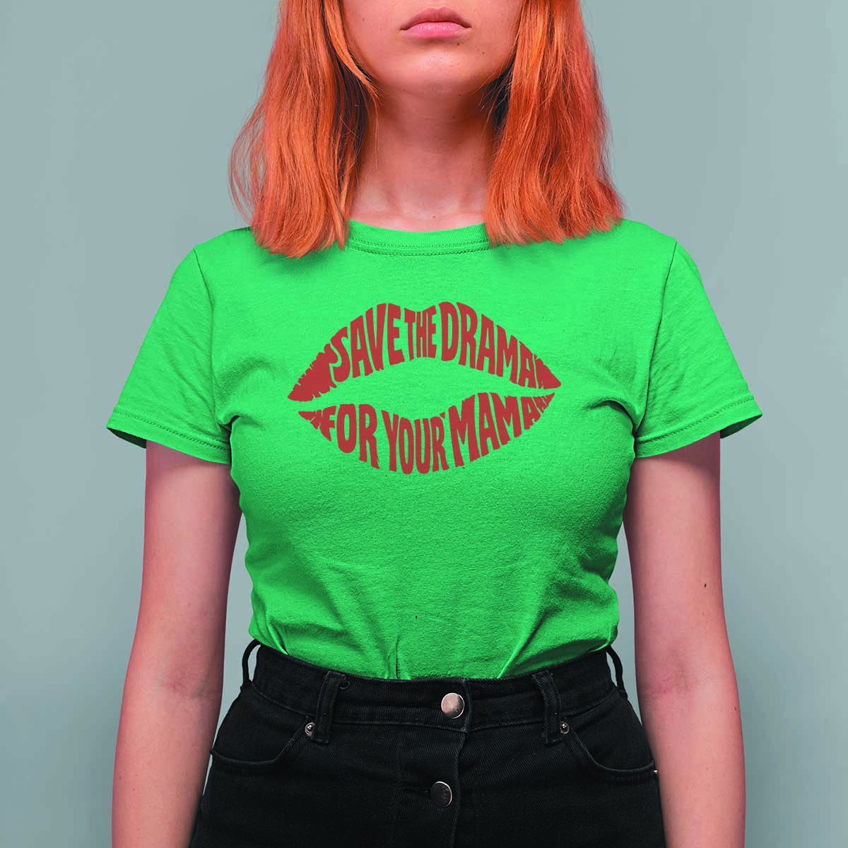 Save The Drama For Your Mama T Shirt For Women Retro 90s Sitcom