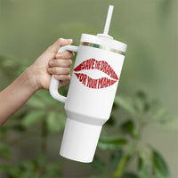 Save The Drama For Your Mama Tumbler With Handle Retro 90s Sitcom