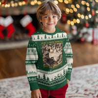 Just A Mom Trying To Keep Her Ducks In A Row Ugly Christmas Sweater Funny Duck Mom