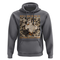 Just A Mom Trying To Keep Her Ducks In A Row Hoodie Funny Duck Mom