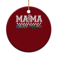 Monster Truck Mama Ceramic Ornament Funny Truck Mom Checkered Mother's Day