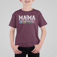 Monster Truck Mama T Shirt For Kid Funny Truck Mom Checkered Mother's Day