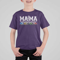 Monster Truck Mama T Shirt For Kid Funny Truck Mom Checkered Mother's Day