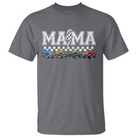 Monster Truck Mama T Shirt Funny Truck Mom Checkered Mother's Day