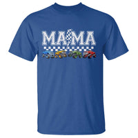 Monster Truck Mama T Shirt Funny Truck Mom Checkered Mother's Day