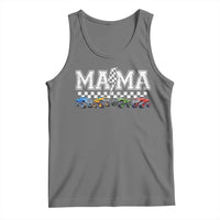 Monster Truck Mama Tank Top Funny Truck Mom Checkered Mother's Day