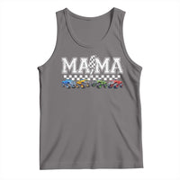 Monster Truck Mama Tank Top Funny Truck Mom Checkered Mother's Day