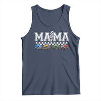 Monster Truck Mama Tank Top Funny Truck Mom Checkered Mother's Day