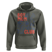 Boy Mom Club Hoodie Mom Of Boys Dinosaur Kids Toy Doodles