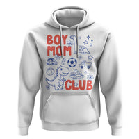 Boy Mom Club Hoodie Mom Of Boys Dinosaur Kids Toy Doodles