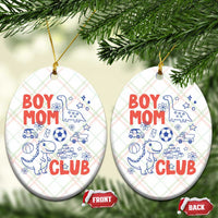 Boy Mom Club Ceramic Ornament Mom Of Boys Dinosaur Kids Toy Doodles