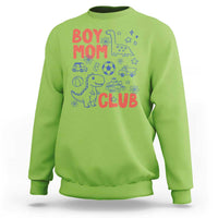 Boy Mom Club Sweatshirt Mom Of Boys Dinosaur Kids Toy Doodles