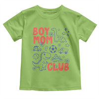 Boy Mom Club Toddler T Shirt Mom Of Boys Dinosaur Kids Toy Doodles