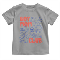 Boy Mom Club Toddler T Shirt Mom Of Boys Dinosaur Kids Toy Doodles