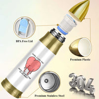 Mom I Love You From The Bottom Of My Heart Bullet Tumbler Family Humor