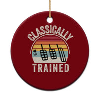 Classically Trained Car Ceramic Ornament Funny Manual Transmission Driver