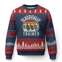 Classically Trained Car Ugly Christmas Sweater Funny Manual Transmission Driver
