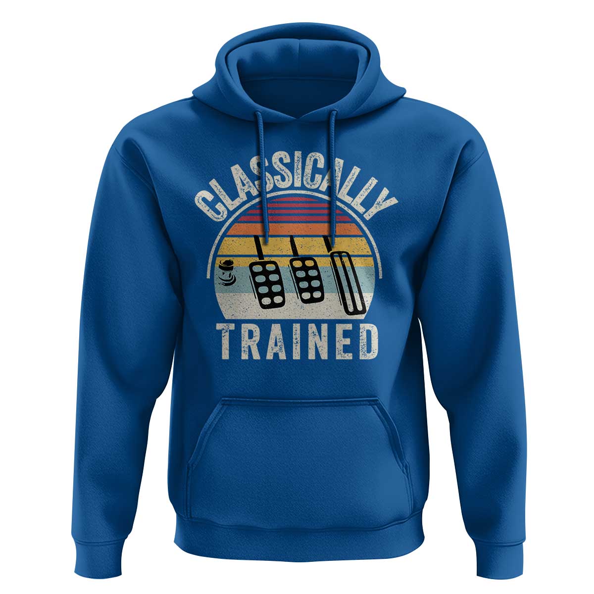 Classically Trained Car Hoodie Funny Manual Transmission Driver