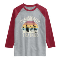 Classically Trained Car Raglan Shirt Funny Manual Transmission Driver
