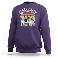 Classically Trained Car Sweatshirt Funny Manual Transmission Driver
