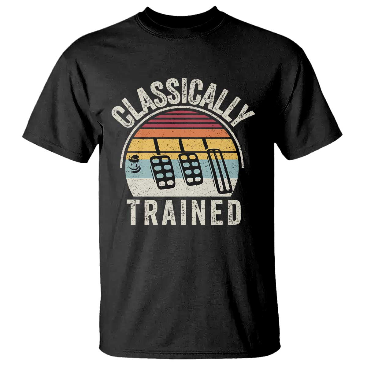 Classically Trained Car T Shirt Funny Manual Transmission Driver