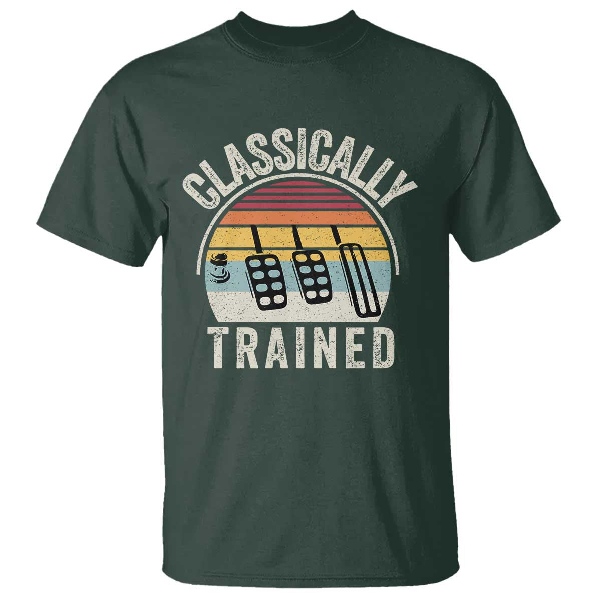 Classically Trained Car T Shirt Funny Manual Transmission Driver