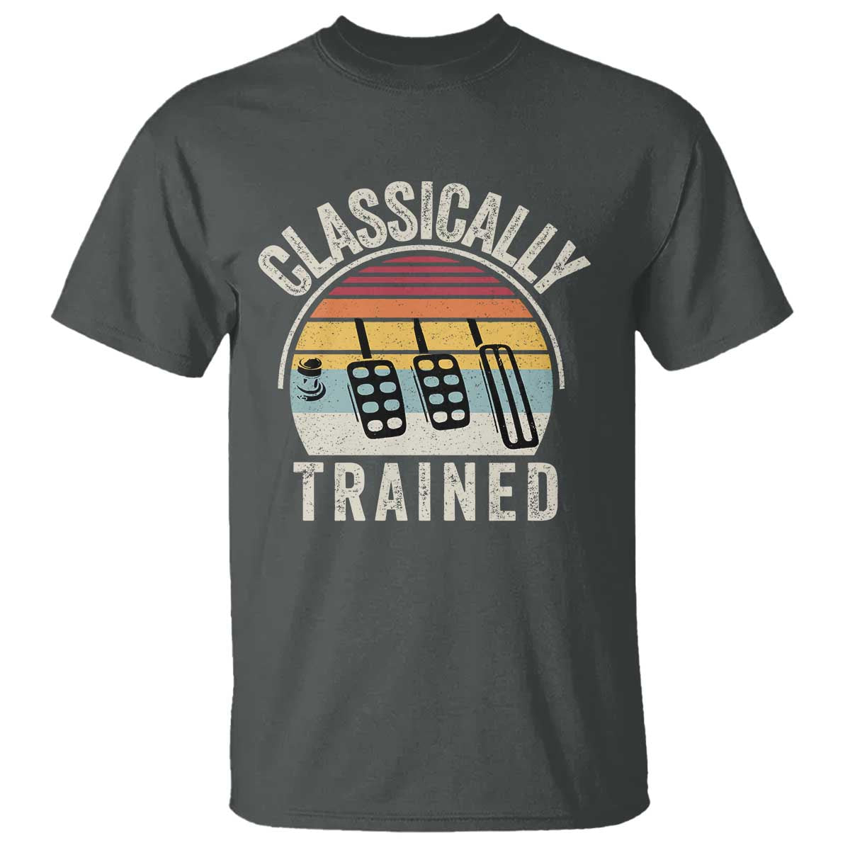 Classically Trained Car T Shirt Funny Manual Transmission Driver