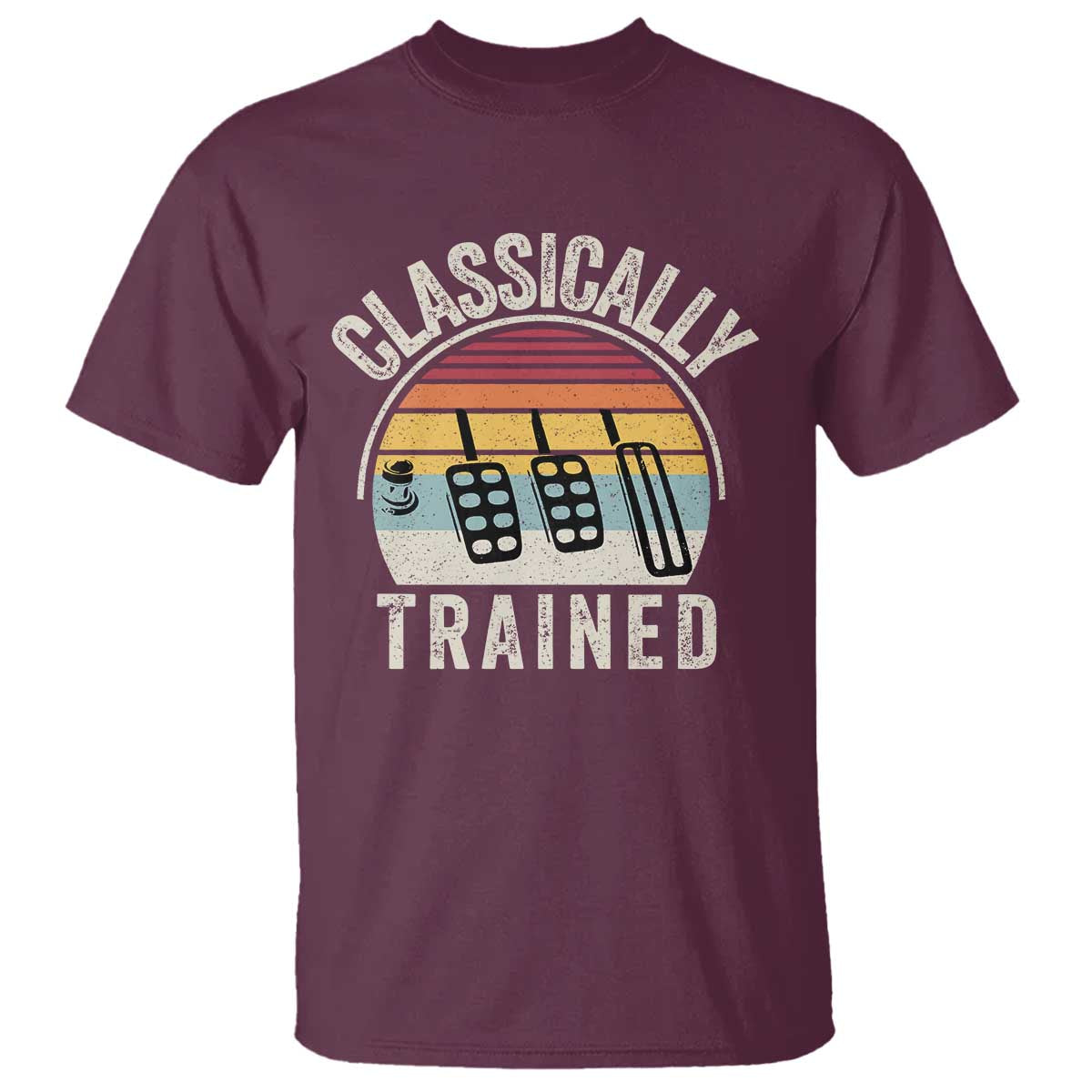 Classically Trained Car T Shirt Funny Manual Transmission Driver