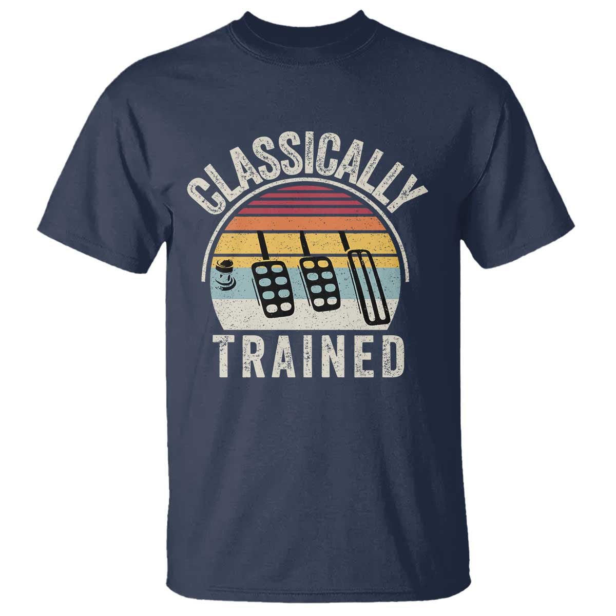 Classically Trained Car T Shirt Funny Manual Transmission Driver