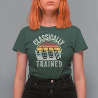 Classically Trained Car T Shirt For Women Funny Manual Transmission Driver