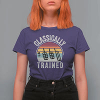 Classically Trained Car T Shirt For Women Funny Manual Transmission Driver