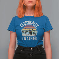 Classically Trained Car T Shirt For Women Funny Manual Transmission Driver