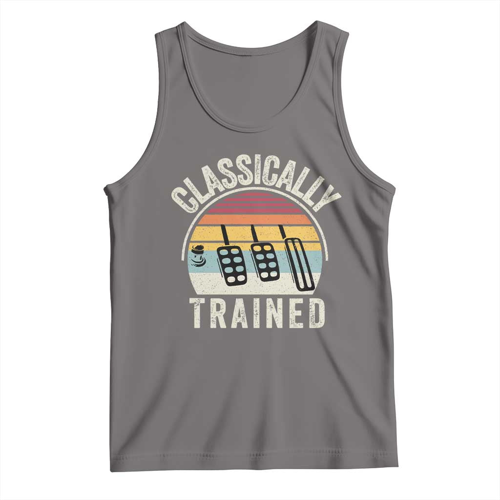 Classically Trained Car Tank Top Funny Manual Transmission Driver