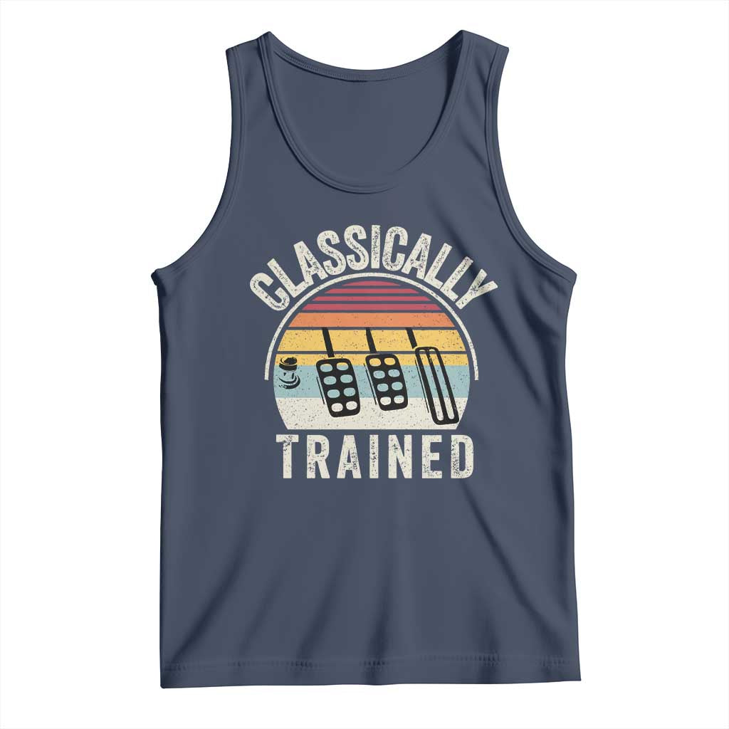 Classically Trained Car Tank Top Funny Manual Transmission Driver