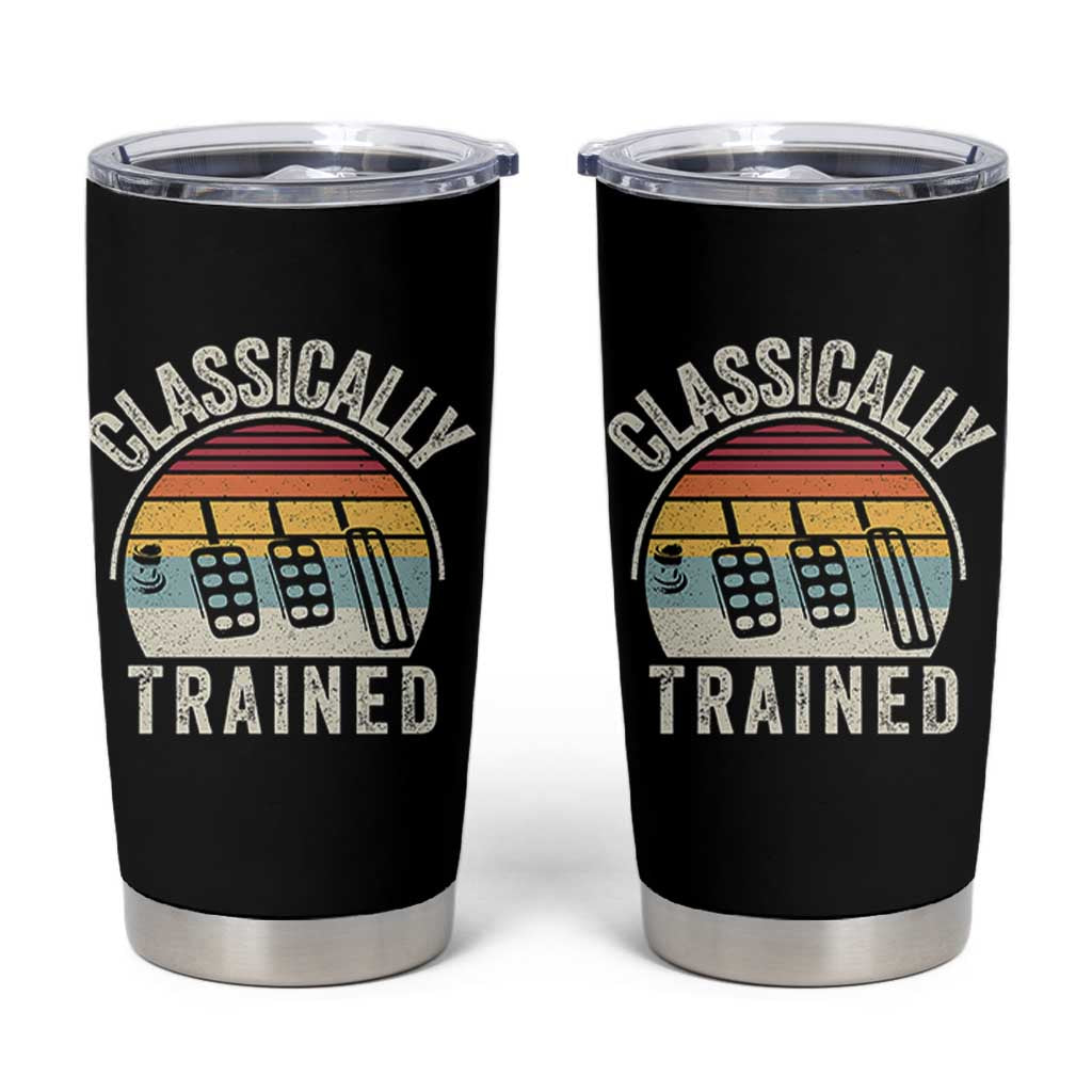 Classically Trained Car Tumbler Cup Funny Manual Transmission Driver