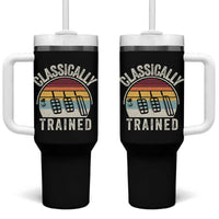 Classically Trained Car Tumbler With Handle Funny Manual Transmission Driver