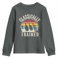Classically Trained Car Youth Sweatshirt Funny Manual Transmission Driver