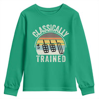 Classically Trained Car Youth Sweatshirt Funny Manual Transmission Driver
