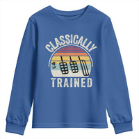 Classically Trained Car Youth Sweatshirt Funny Manual Transmission Driver