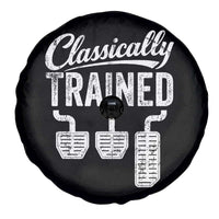 Classically Trained Manual Car Spare Tire Cover Pedals Driving Humor