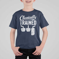 Classically Trained Manual Car T Shirt For Kid Pedals Driving Humor