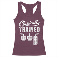 Classically Trained Manual Car Racerback Tank Top Pedals Driving Humor