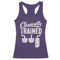 Classically Trained Manual Car Racerback Tank Top Pedals Driving Humor
