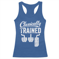 Classically Trained Manual Car Racerback Tank Top Pedals Driving Humor