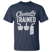Classically Trained Manual Car T Shirt Pedals Driving Humor