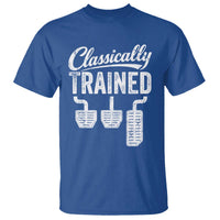 Classically Trained Manual Car T Shirt Pedals Driving Humor