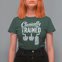 Classically Trained Manual Car T Shirt For Women Pedals Driving Humor