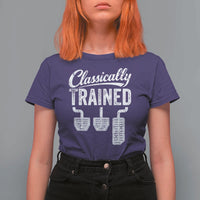 Classically Trained Manual Car T Shirt For Women Pedals Driving Humor