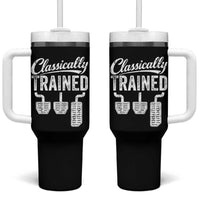 Classically Trained Manual Car Tumbler With Handle Pedals Driving Humor